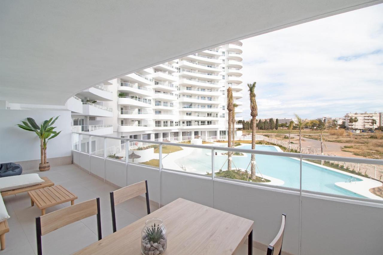 Global Properties, Apartamento Con Terraza Y Vistas A La Piscina En Gran Canet Canet d'En Berenguer Buitenkant foto