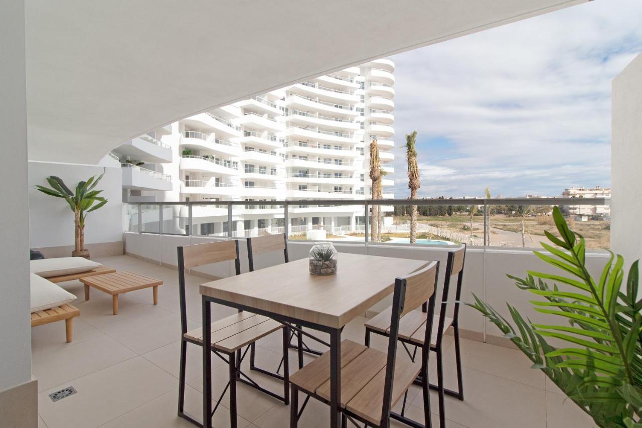 Global Properties, Apartamento Con Terraza Y Vistas A La Piscina En Gran Canet Canet d'En Berenguer Buitenkant foto
